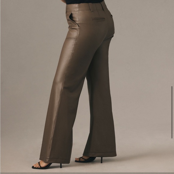 Maeve Taupe Flare Pants - Picture 3 of 8
